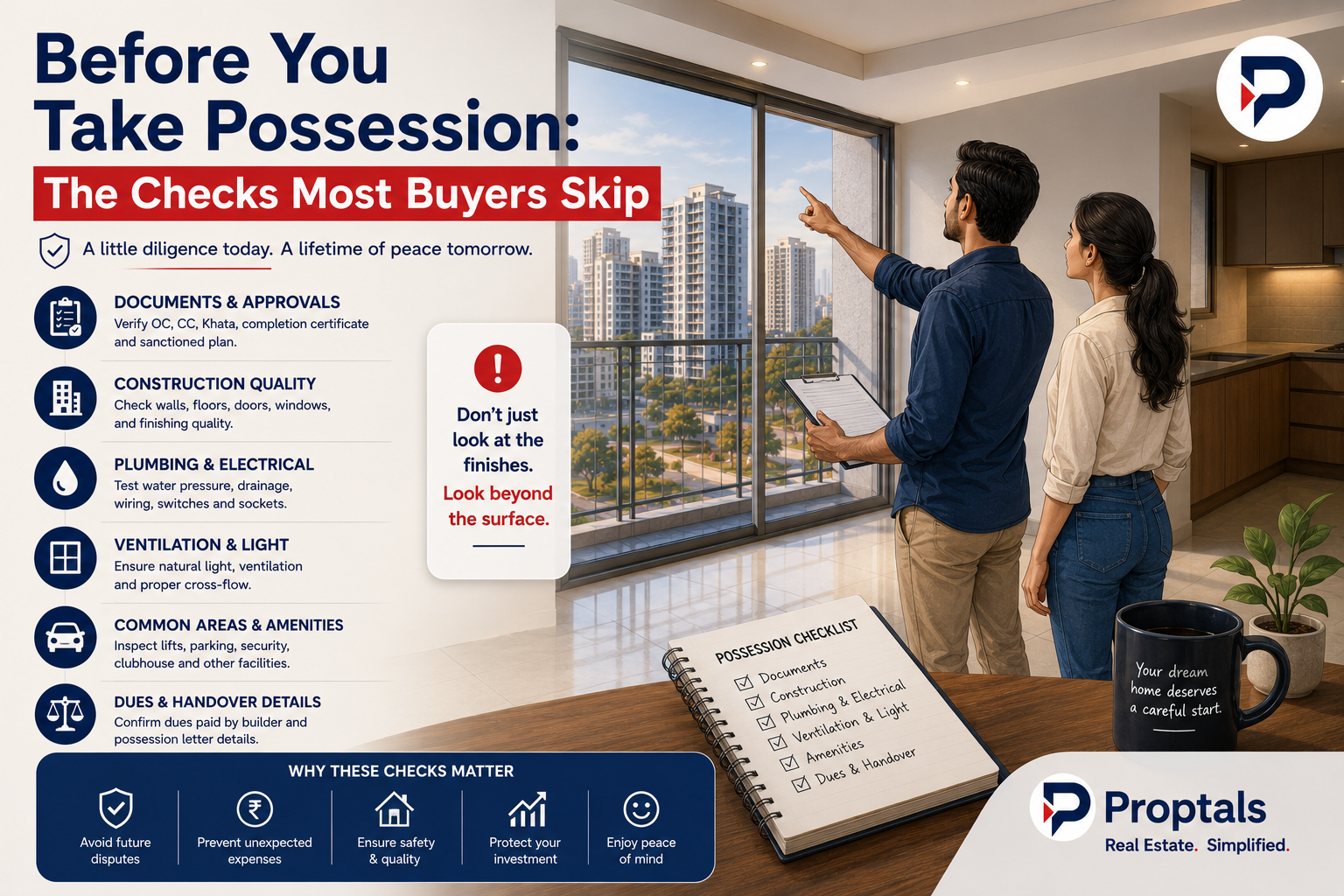 Before You Take Possession of Your Flat: The Bangalore Checklist Most Buyers Skip