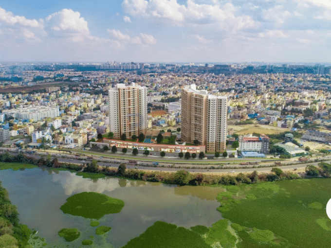 Monarch Aqua Review, KR Puram, Old Madras Road, Luxury Lakefront Apartments in Bangalore